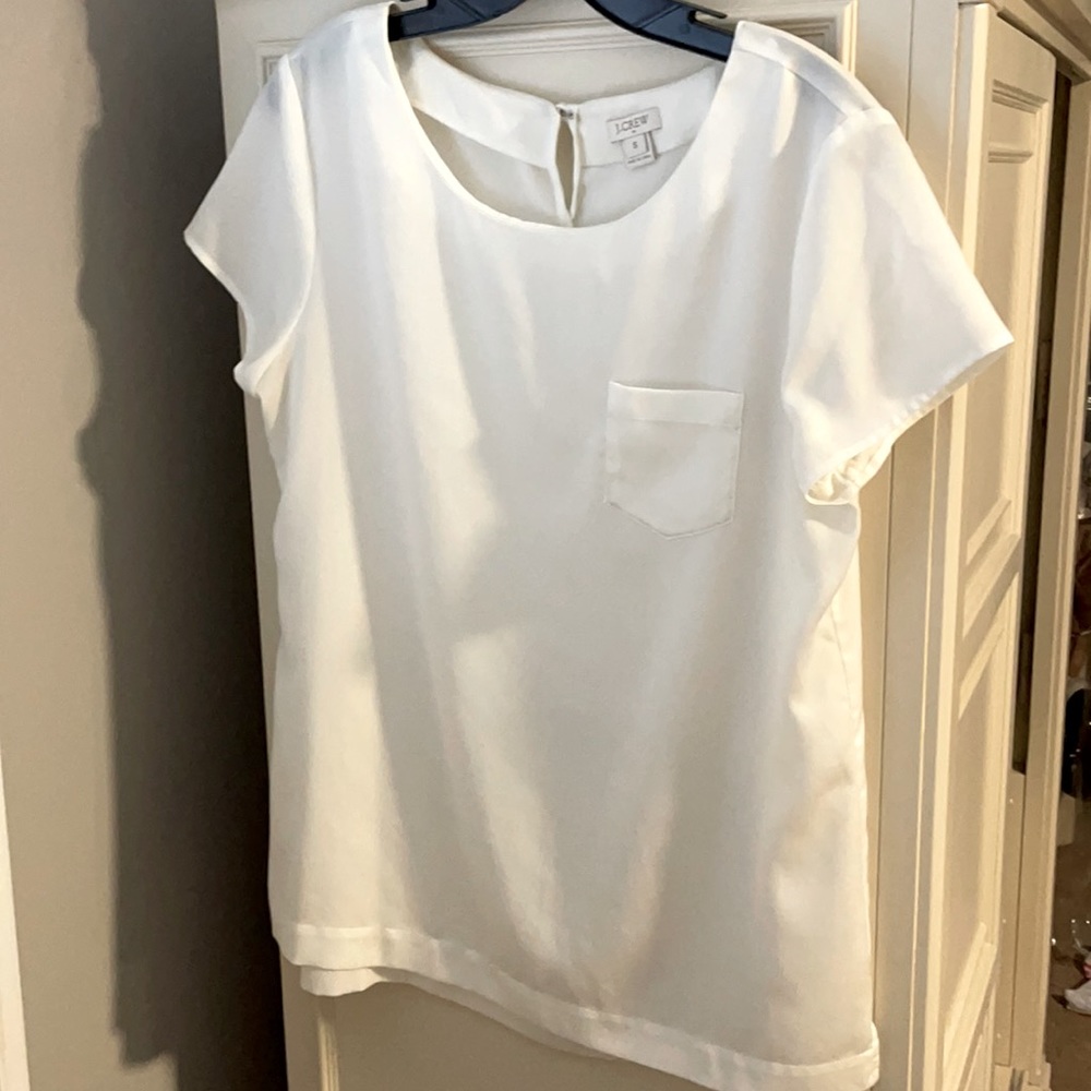 J Crew oversized polyester tee, small